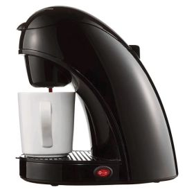 Brentwood Single Cup Coffee Maker - White (Color: Black)