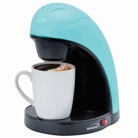 Brentwood Single Cup Coffee Maker - White (Color: Blue)