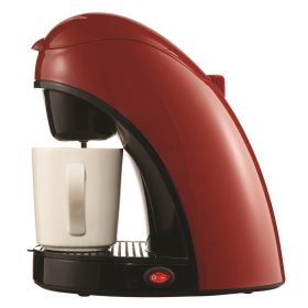 Brentwood Single Cup Coffee Maker - White (Color: Red)